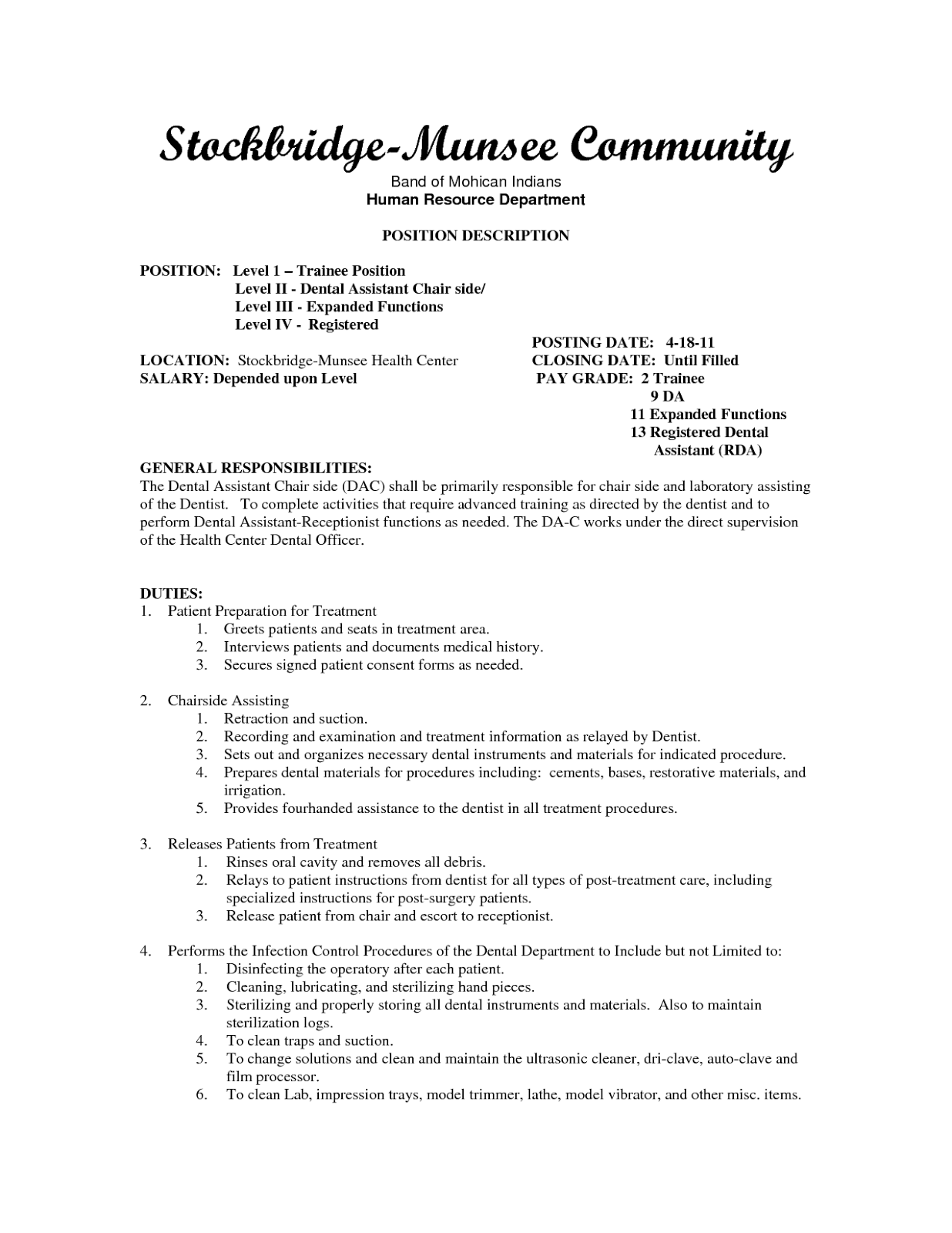 Production assistant job description resume